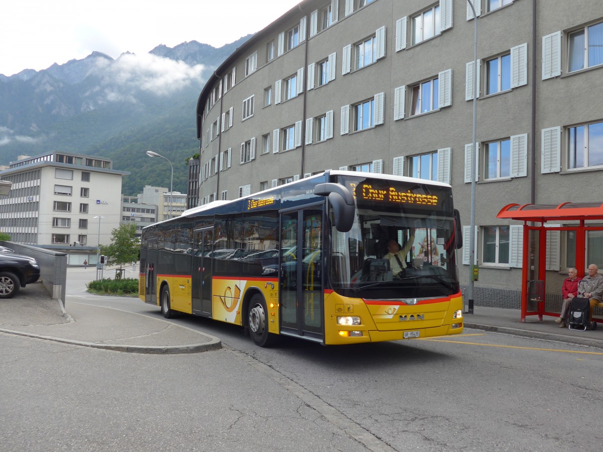 (165'200) - D�nser, Trimmis - GR 95'435 - MAN am 19. September 2015 in Chur, Post 1