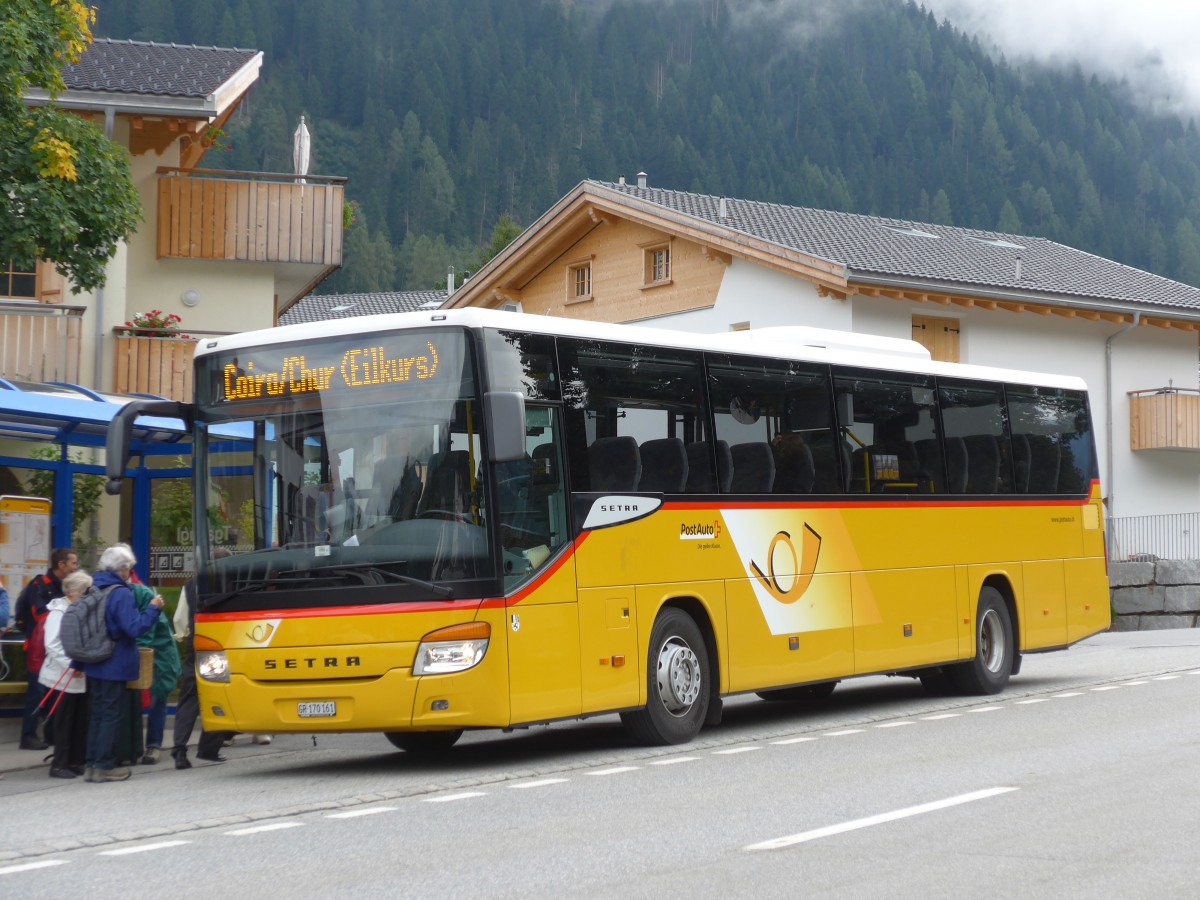 (165'243) - PostAuto Graub�nden - GR 170'161 - Setra am 19. September 2015 in Andeer, Tgavugl
