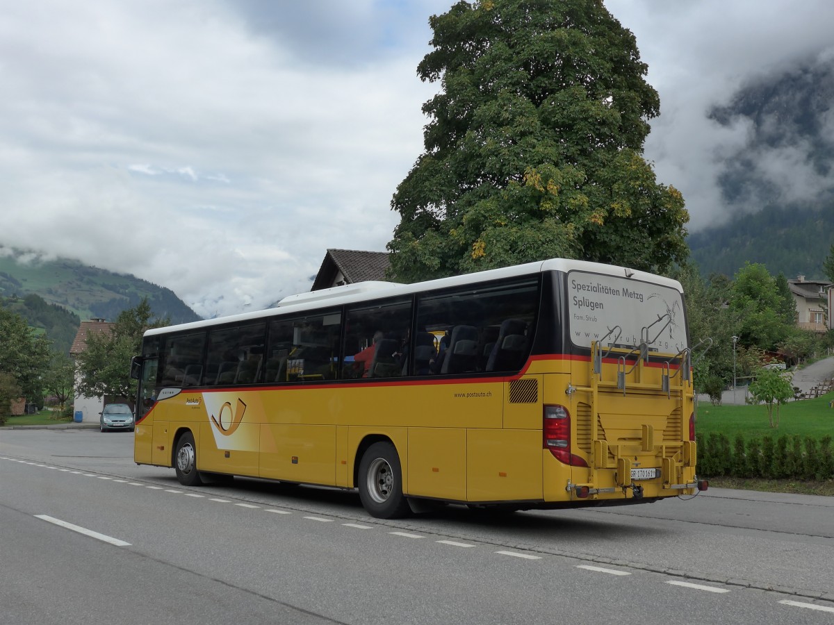 (165'244) - PostAuto Graub�nden - GR 170'161 - Setra am 19. September 2015 in Andeer, Tgavugl