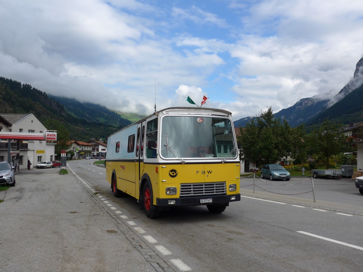 (165'370) - Wucher, Sch�nis - SG 377'677 - FBW/Hess (ex Sch�r, Ettenhausen; ex Fehlmann, Brittnau; ex Landolt, Langenthal; ex P 24'174) am 19. September 2015 in Andeer, Tgavugl