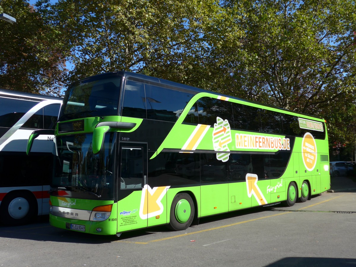 (165'443) - Aus Deutschland: Albus, M�nchen - Nr. M8049/M-EU 8049 - Setra am 19. September 2015 in Z�rich, Sihlquai