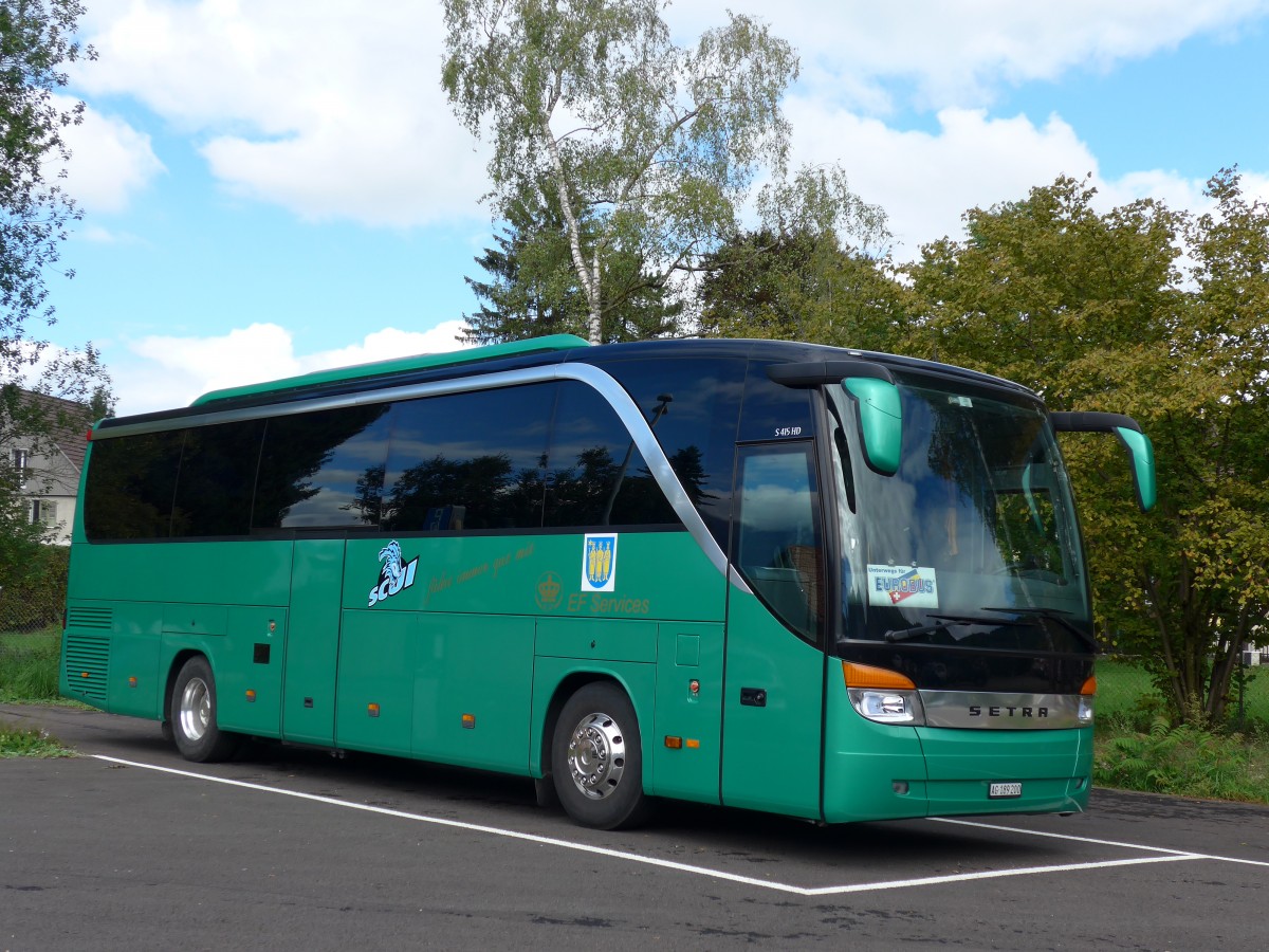 (165'459) - EF Services, W�renlos - AG 189'200 - Setra am 20. September 2015 in Thun, Scherzligen/Schadau