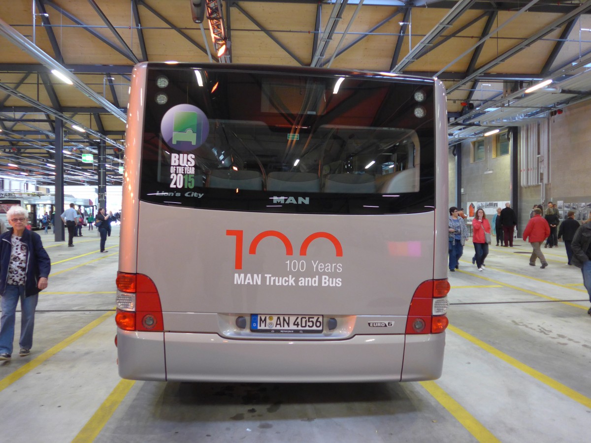 (165'878) - Aus Deutschland: MAN, M�nchen - M-AN 4056 - MAN am 26. September 2015 in Winterthur, Depot Gr�zefeld