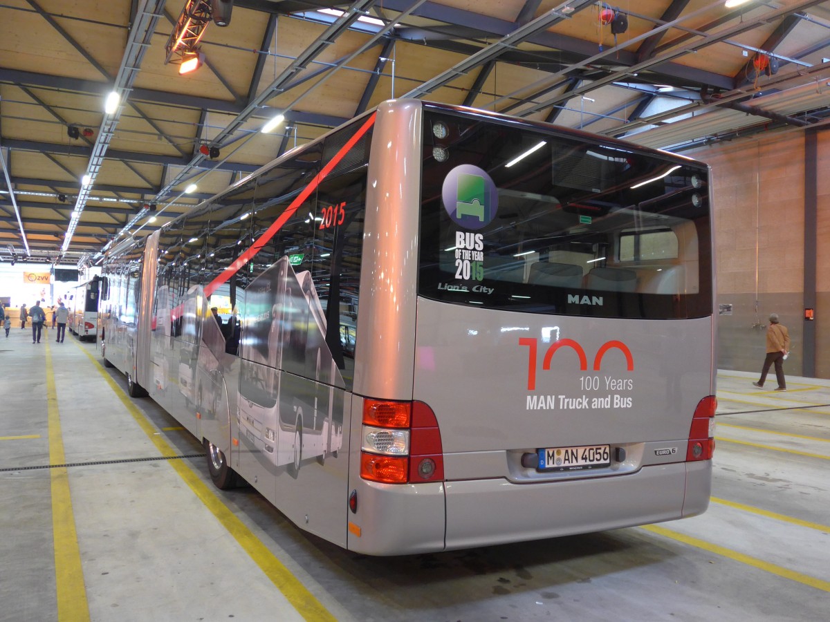 (165'879) - Aus Deutschland: MAN, M�nchen - M-AN 4056 - MAN am 26. September 2015 in Winterthur, Depot Gr�zefeld