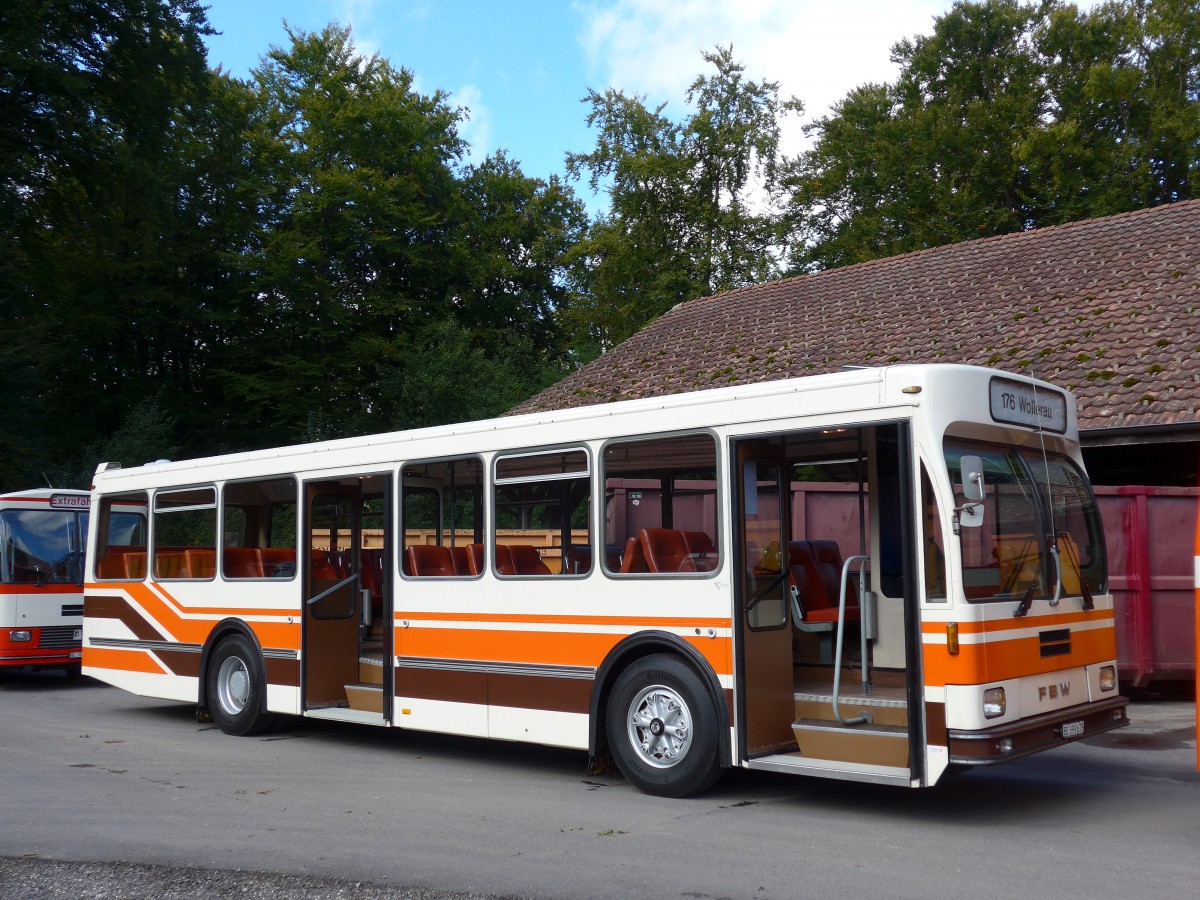 (165'948) - Wegm�ller, M�nsingen - BE 399'675 - FBW/R&J (ex Bamert, Wollerau) am 4. Oktober 2015 in Oberburg, Ziegelgut