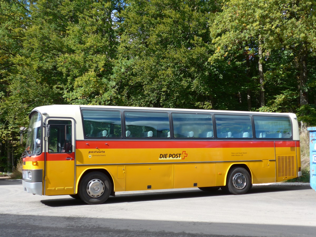 (165'969) - Buzzi, Bern - Mercedes (ex Mattli, Wassen) am 4. Oktober 2015 in Burgdorf, �kihof Ziegelgut