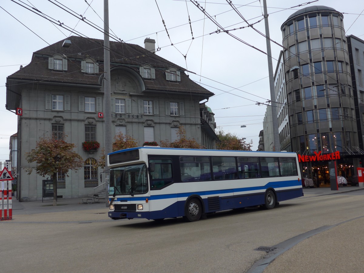 (166'337) - ZVB Zug (R�trobus) - VD 1260 - NAW/Hess (ex Ruklic, Schaffhausen; ex ZVB Zug Nr. 103; ex ZVB Zug Nr. 93) am 24. Oktober 2015 in Biel, Zentralplatz