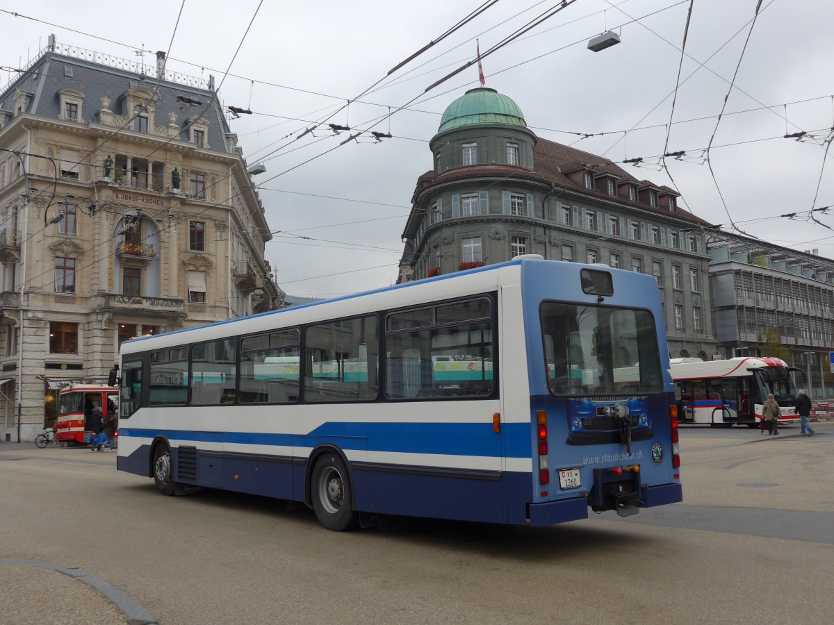 (166'338) - ZVB Zug (R�trobus) - VD 1260 - NAW/Hess (ex Ruklic, Schaffhausen; ex ZVB Zug Nr. 103; ex ZVB Zug Nr. 93) am 24. Oktober 2015 in Biel, Zentralplatz