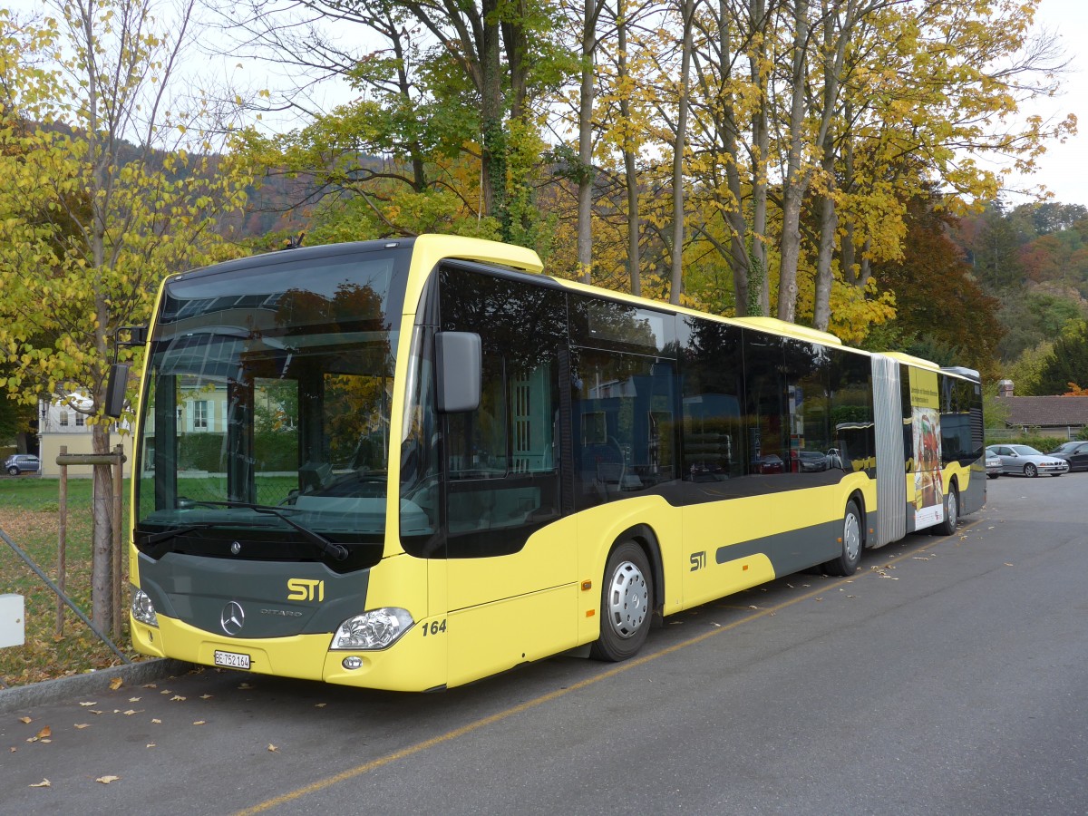 (166'485) - STI Thun - Nr. 164/BE 752'164 - Mercedes am 24. Oktober 2015 bei der Schiffl�ndte Thun