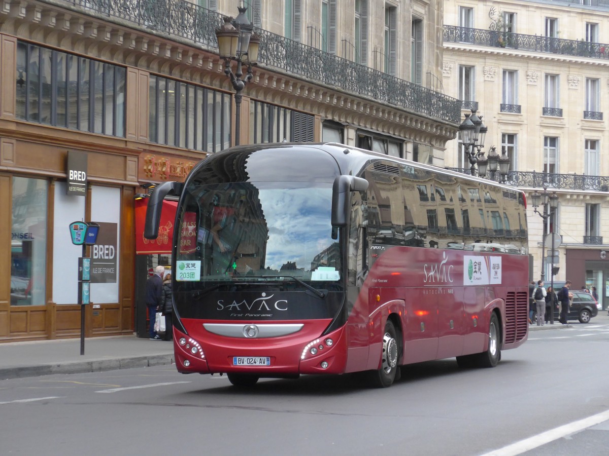 (166'913) - SAVAC, Chevreuse - BV 024 AV - Irisbus am 16. November 2015 in Paris, Op�ra