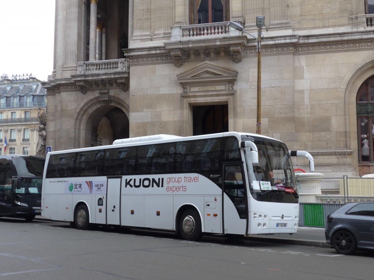 (166'941) - PNA, Villeron - CF 104 ZN - Temsa am 16. November 2015 in Paris, Op�ra
