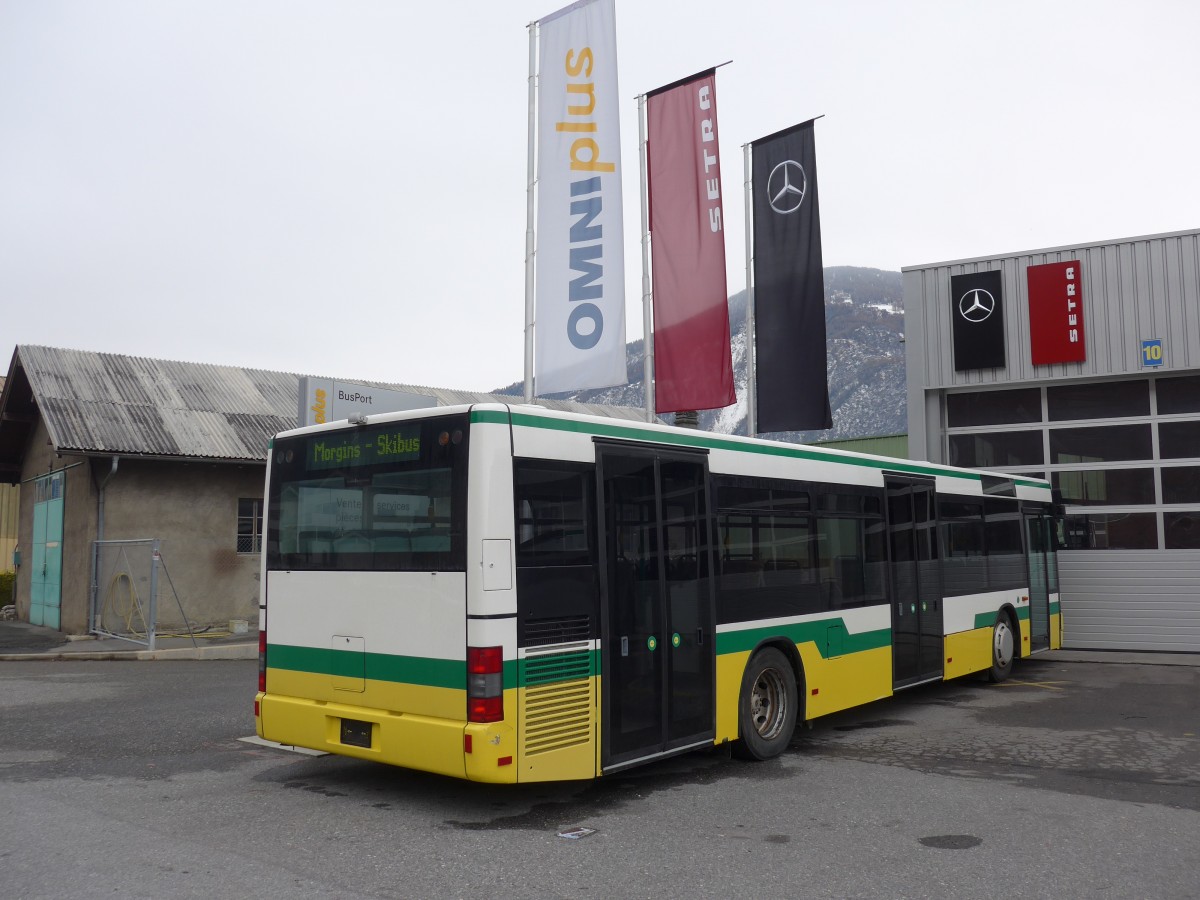 (167'547) - T�l�morgins, Morgins - MAN (ex TN Neuch�tel Nr. 223) am 29. November 2015 in Leytron, Garage Buchard