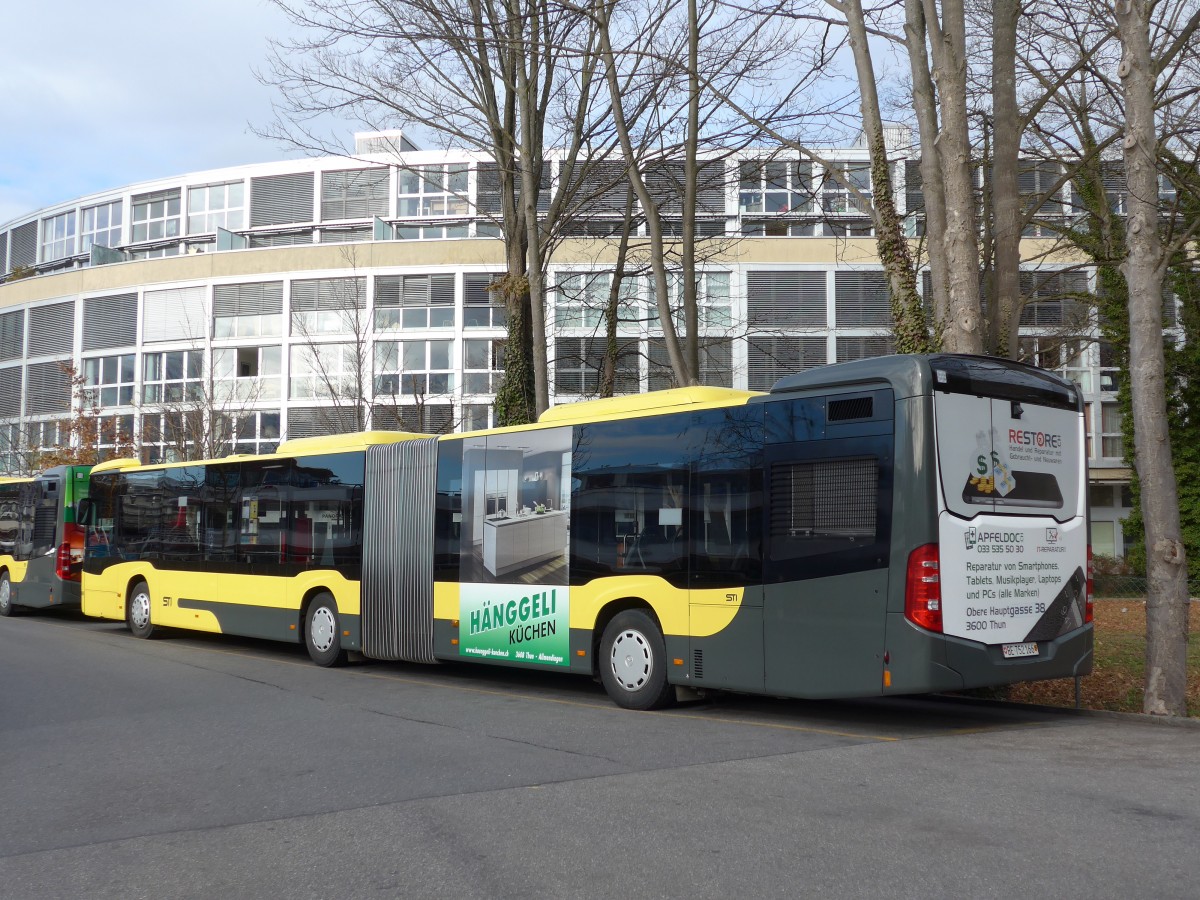 (167'592) - STI Thun - Nr. 166/BE 752'166 - Mercedes am 1. Dezember 2015 bei der Schiffl�ndte Thun