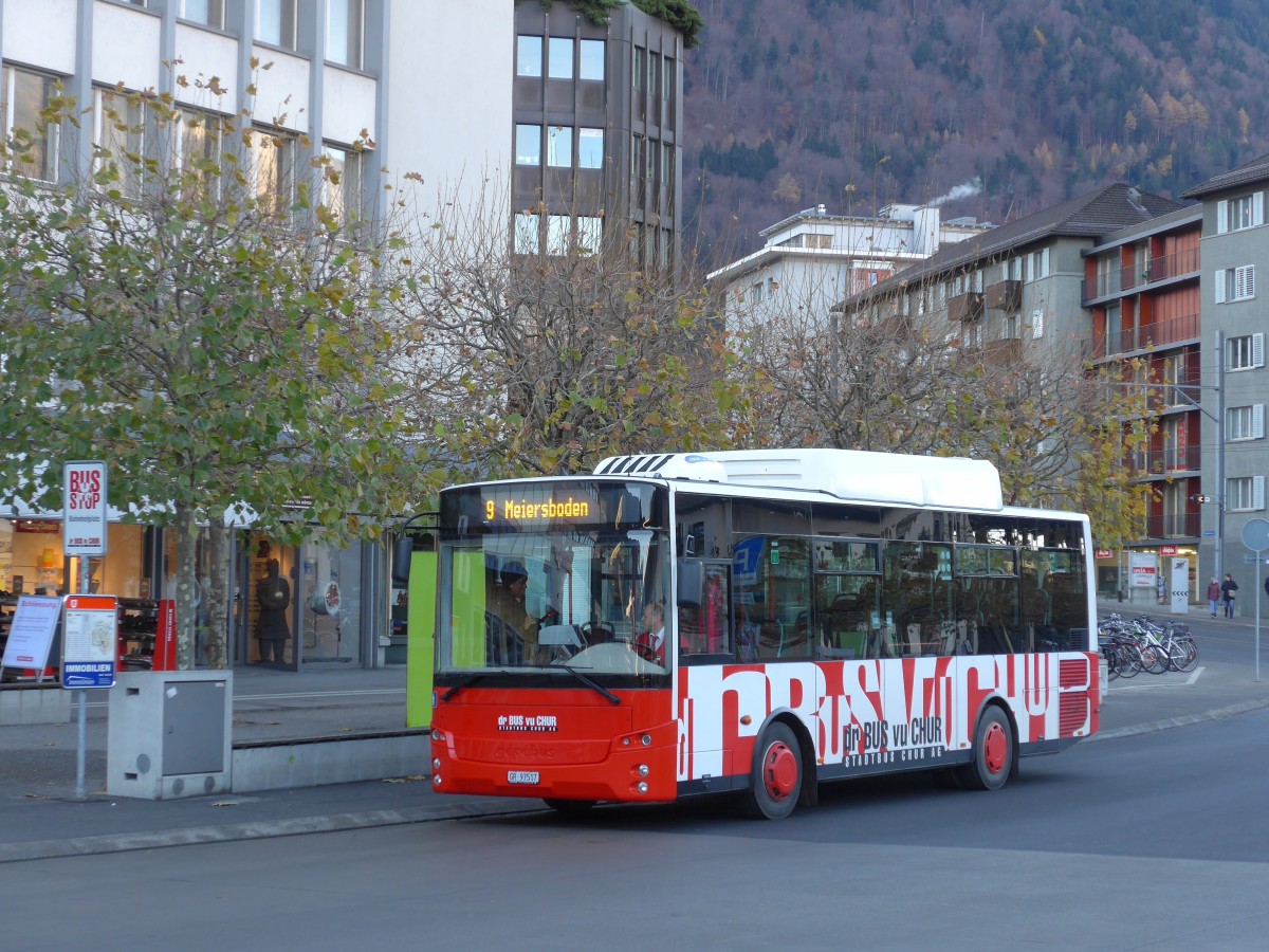 (167'613) - SBC Chur - Nr. 17/GR 97'517 - Otokar/G�p�bus am 5. Dezember 2015 beim Bahnhof Chur