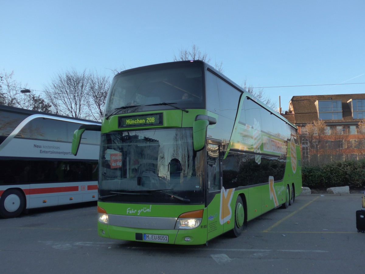 (168'032) - Aus Deutschland: Albus, M�nchen - Nr. M8051/M-EU 8051 - Setra am 26. Dezember 2015 in Z�rich, Sihlquai