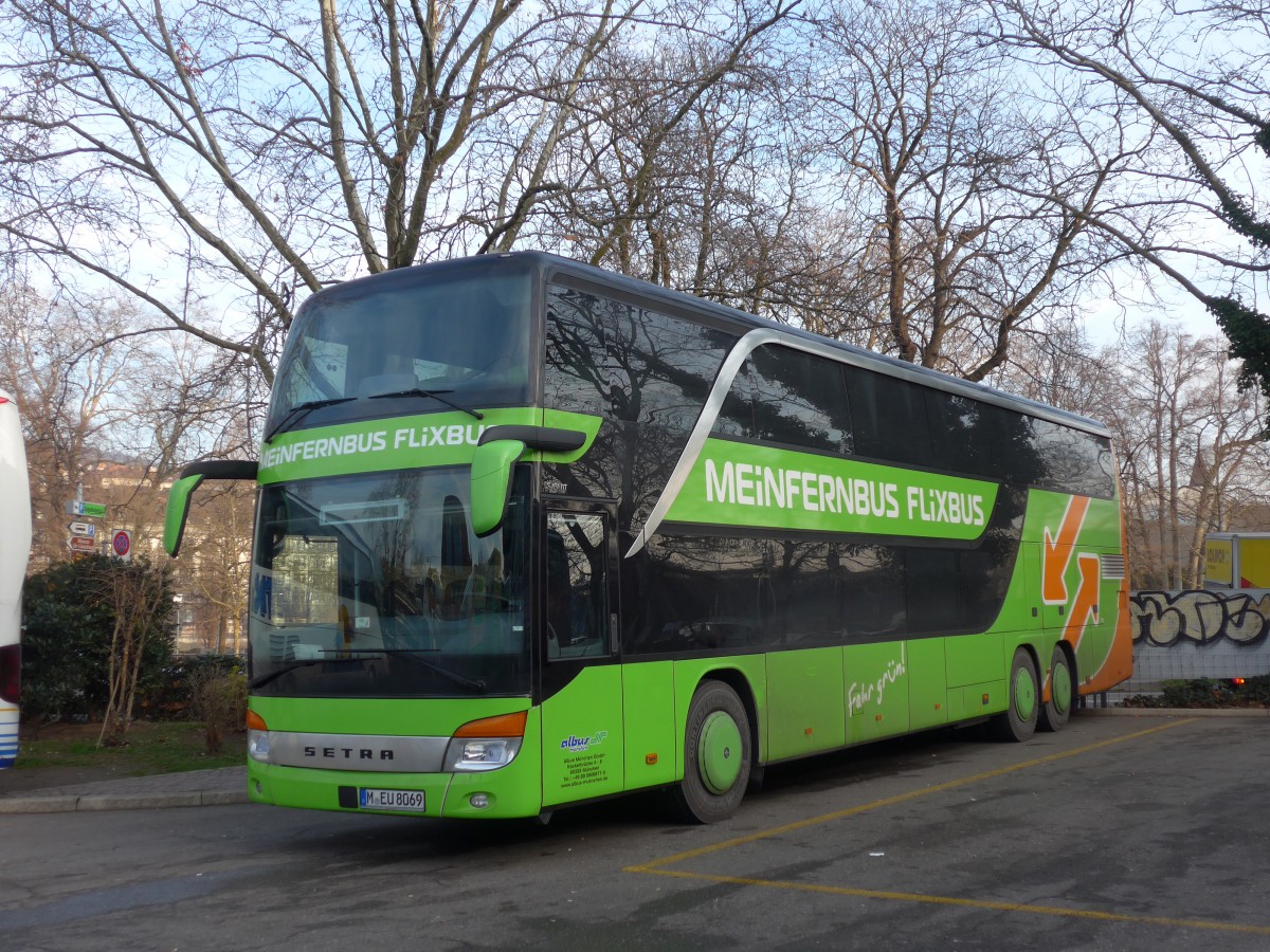 (168'111) - Aus Deutschland: Albus, M�nchen - Nr. M8069/M-EU 8069 - Setra am 29. Dezember 2015 in Z�rich, Sihlquai