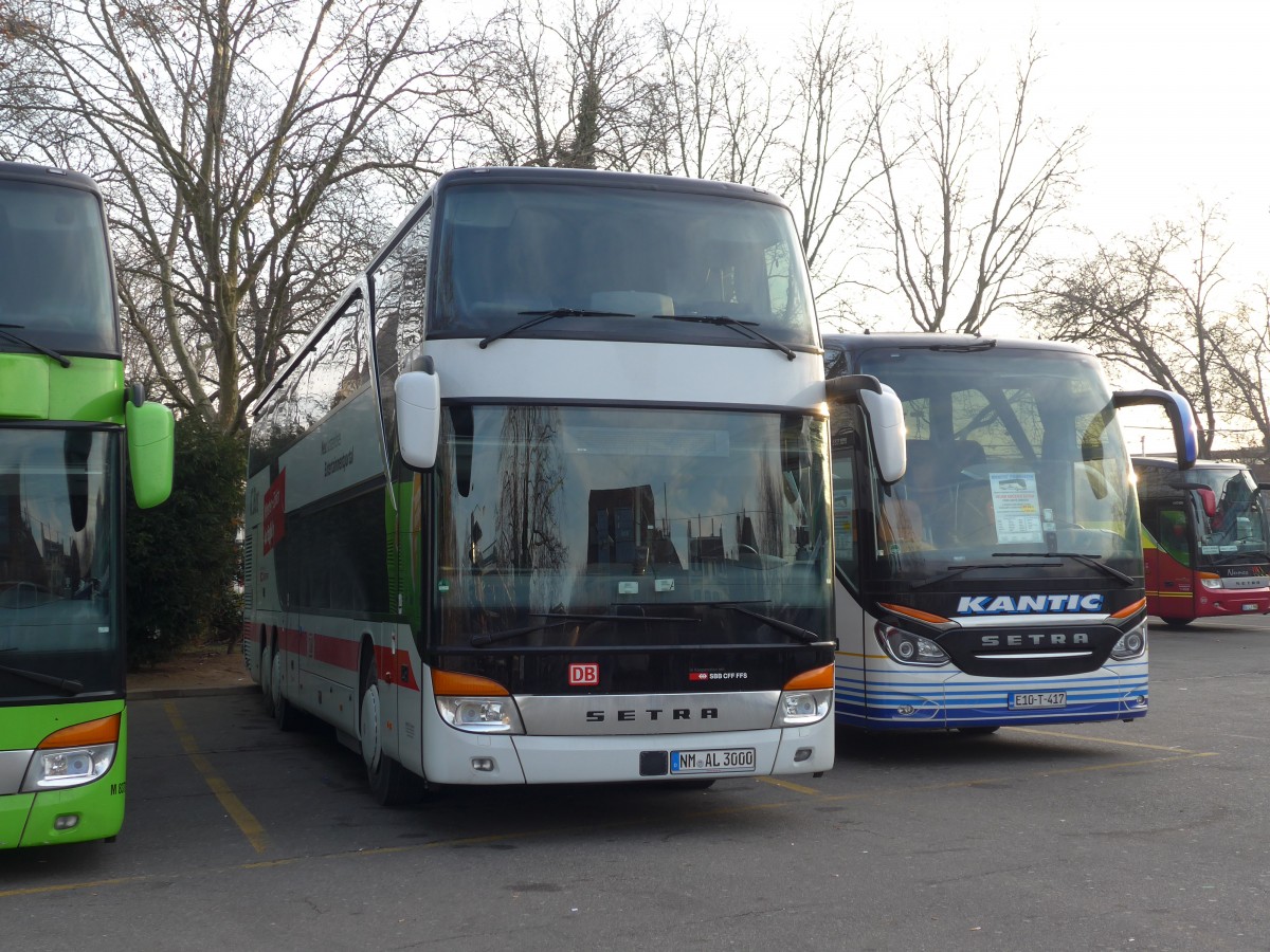 (168'114) - Aus Deutschland: Arzt, Neumarkt - NM-AL 3000 - Setra am 29. Dezember 2015 in Z�rich, Sihlquai