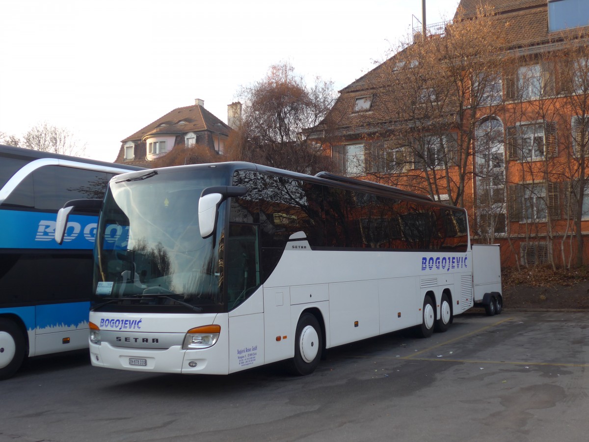 (168'118) - Bogojevic, Z�rich - ZH 878'310 - Setra am 29. Dezember 2015 in Z�rich, Sihlquai
