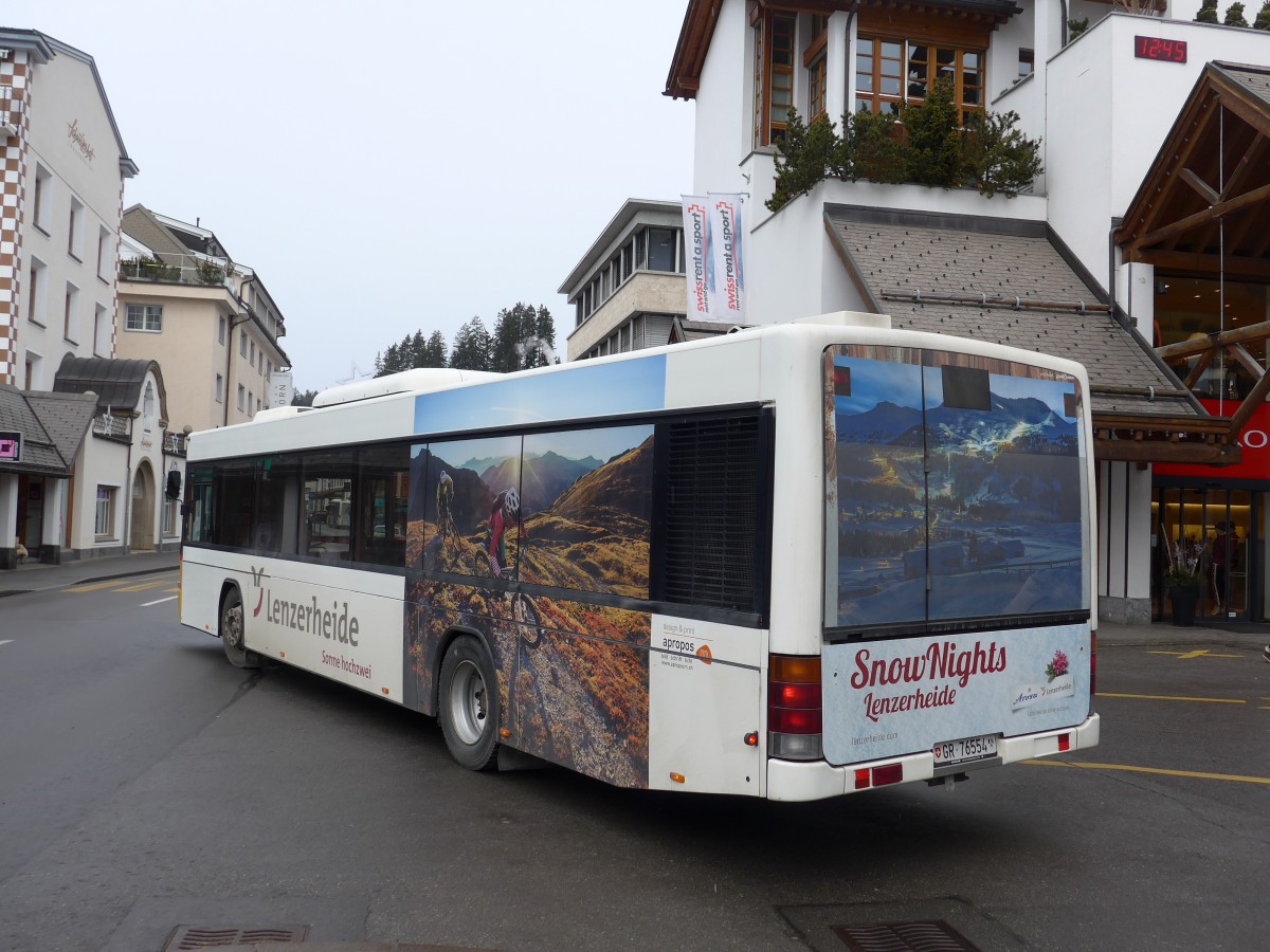 (168'252) - Bossi&Hemmi, Tiefencastel - GR 76'554 - Volvo/Hess (ex D�nser, Trimmis; ex PostAuto Graub�nden; ex P 25'676) am 2. Januar 2016 in Lenzerheide, Post