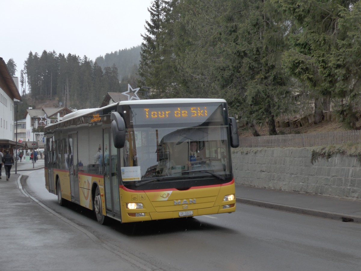 (168'274) - D�nser, Trimmis - GR 5865 - MAN am 2. Januar 2016 in Lenzerheide, Voa Principale