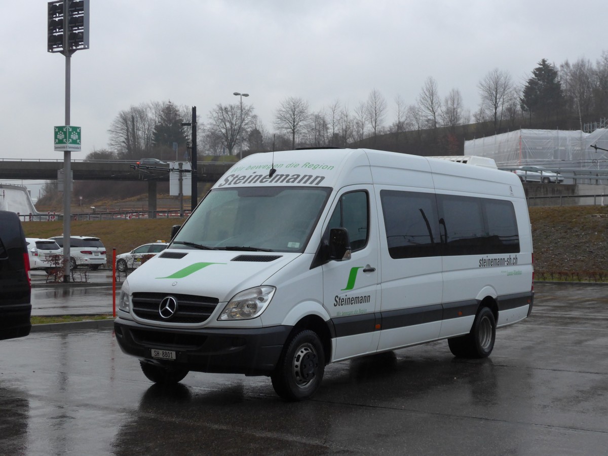 (168'297) - Steinemann, Schaffhausen - SH 8801 - Mercedes am 2. Januar 2016 in Z�rich, Flughafen