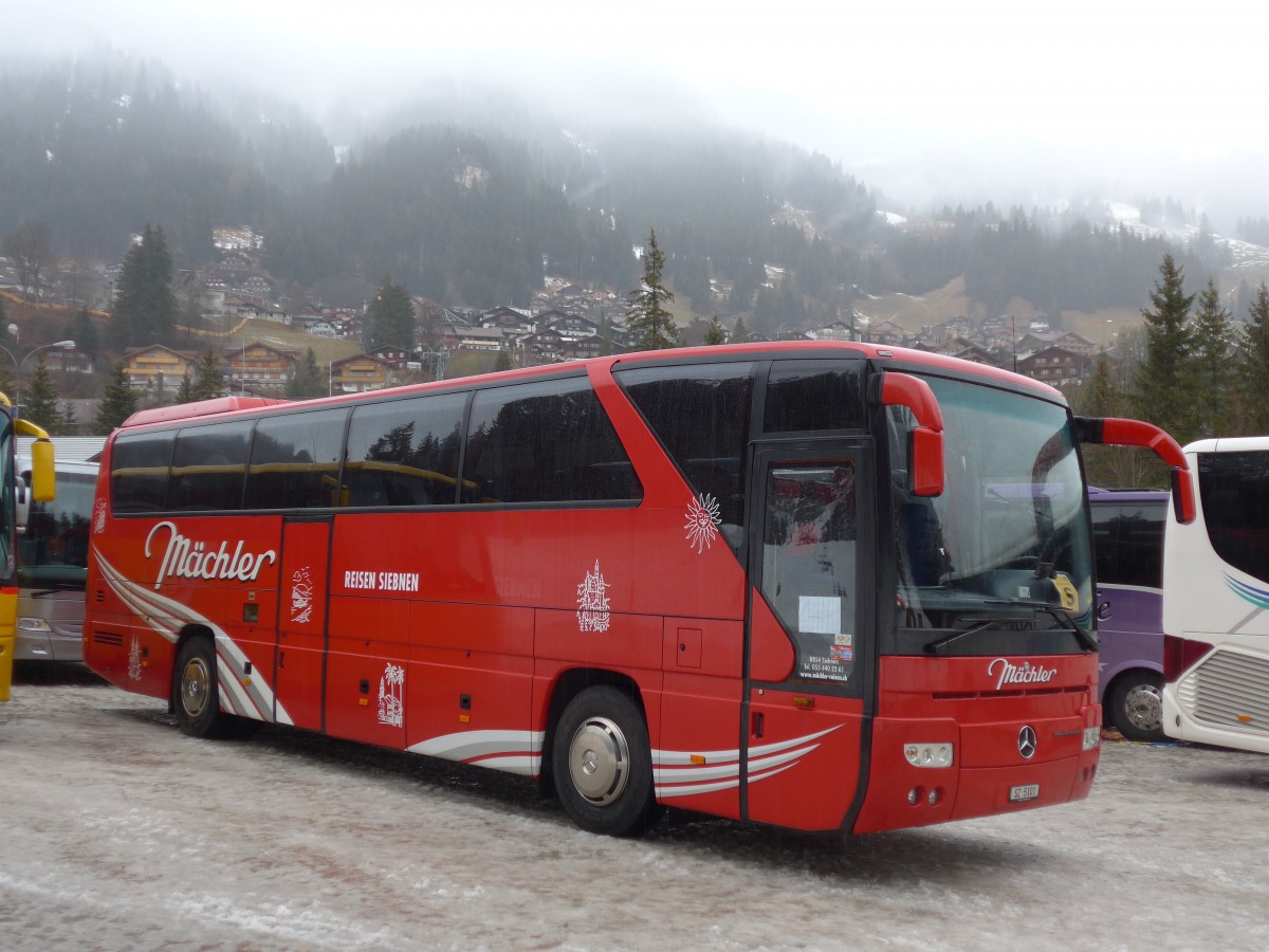 (168'371) - M�chler, Siebnen - SZ 5101 - Mercedes am 9. Januar 2016 in Adelboden, ASB
