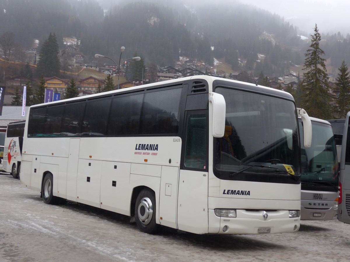 (168'372) - L�mania, Montreux - VS 137'480 - Renault am 9. Januar 2016 in Adelboden, ASB