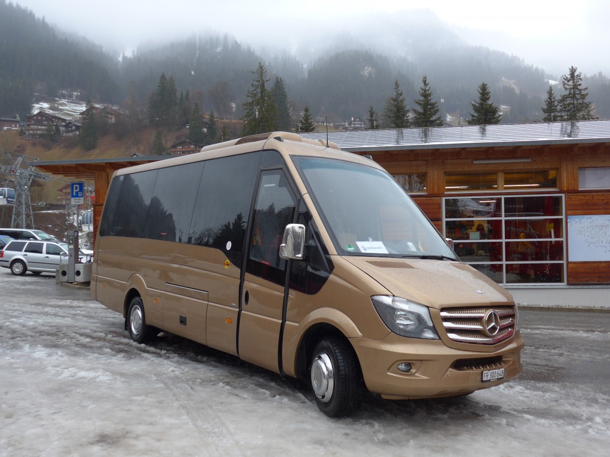 (168'382) - Busmiete, M�nchenstein - FR 300'648 - Mercedes am 9. Januar 2016 in Adelboden, ASB