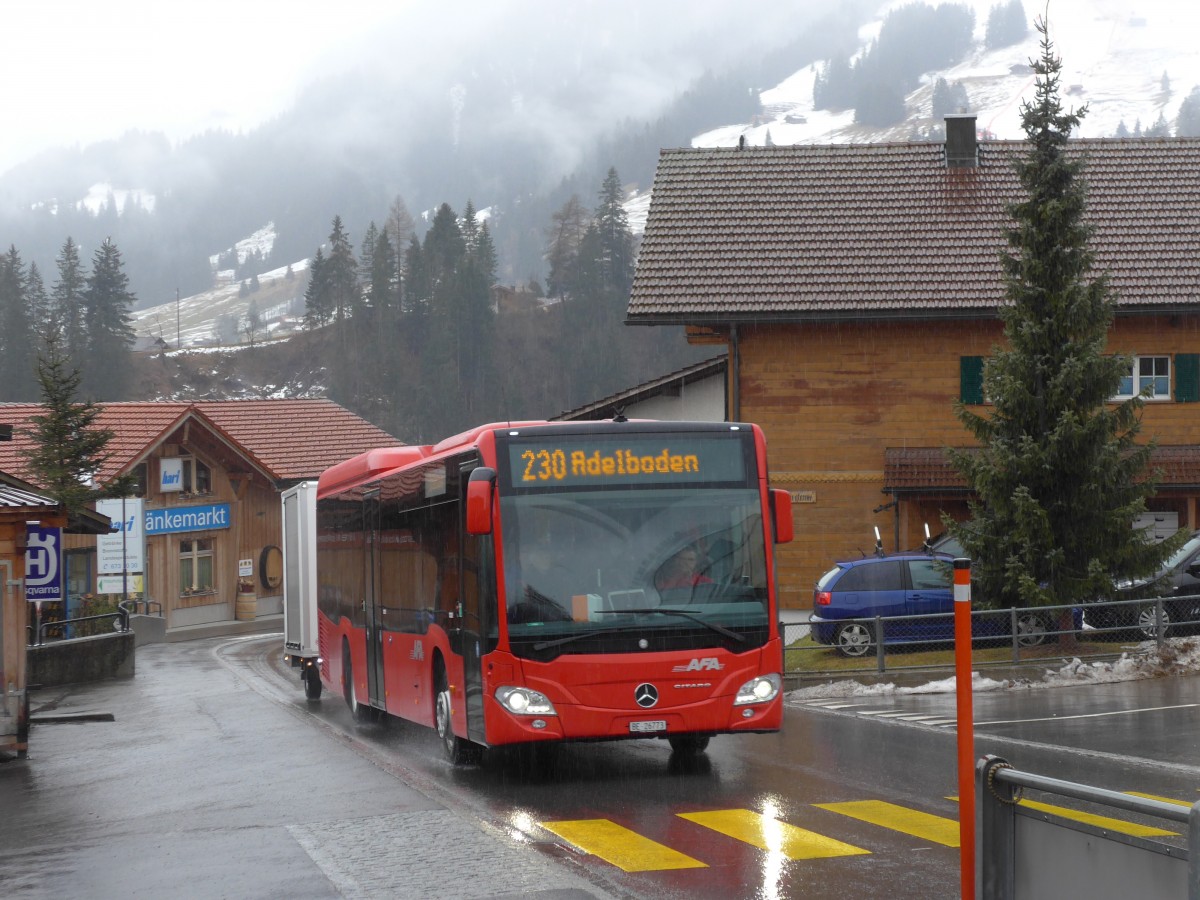 (168'403) - AFA Adelboden - Nr. 27/BE 26'773 - Mercedes am 9. Januar 2016 in Adelboden, M�hleport