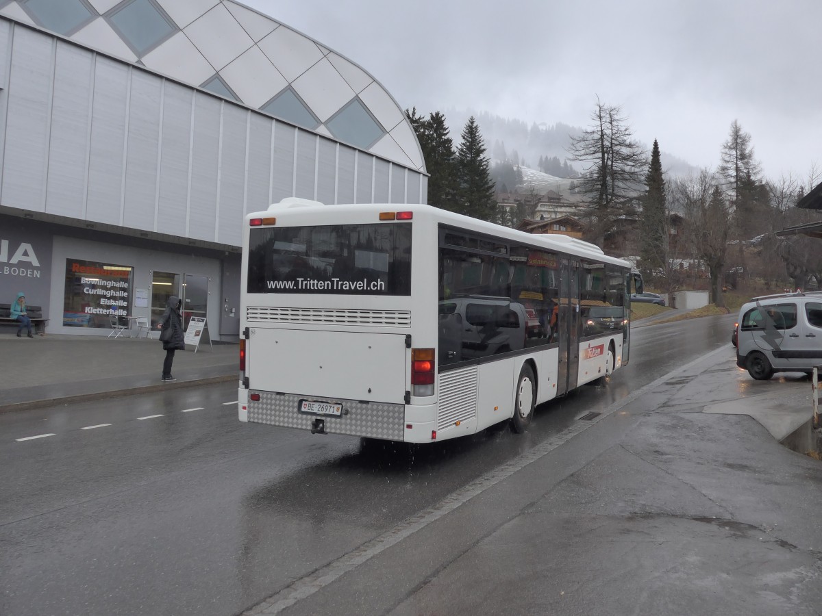 (168'407) - Tritten, Zweisimmen - Nr. 52/BE 26'971 - Setra (ex Interbus, Yverdon Nr. 52; ex AAGL Liestal Nr. 63) am 9. Januar 2016 in Adelboden, M�hleport