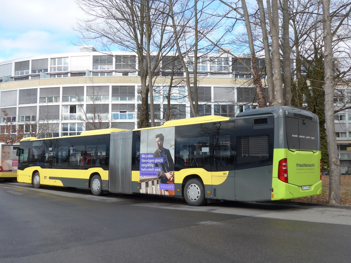 (168'585) - STI Thun - Nr. 168/BE 752'168 - Mercedes am 29. Januar 2016 bei der Schiffl�ndte Thun