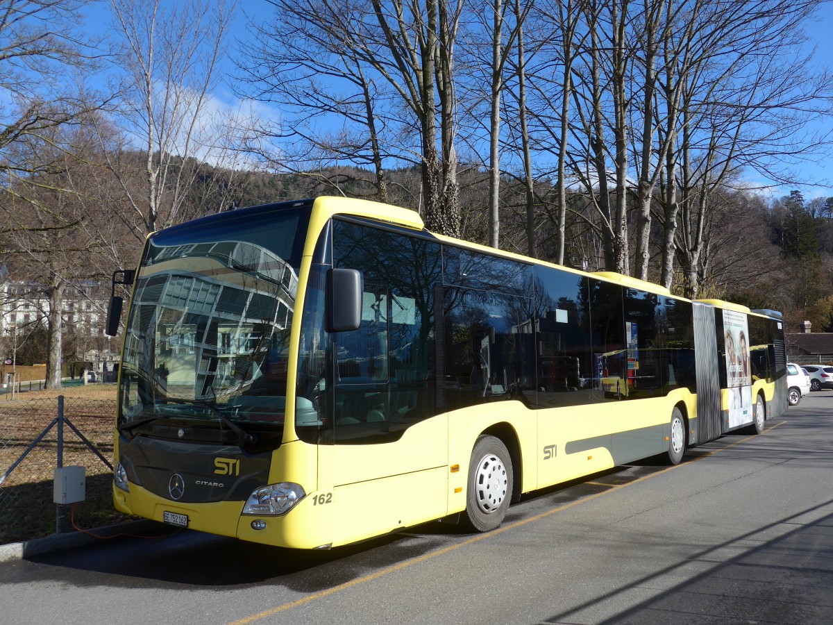 (168'597) - STI Thun - Nr. 162/BE 752'162 - Mercedes am 5. Februar 2016 bei der Schiffl�ndte Thun