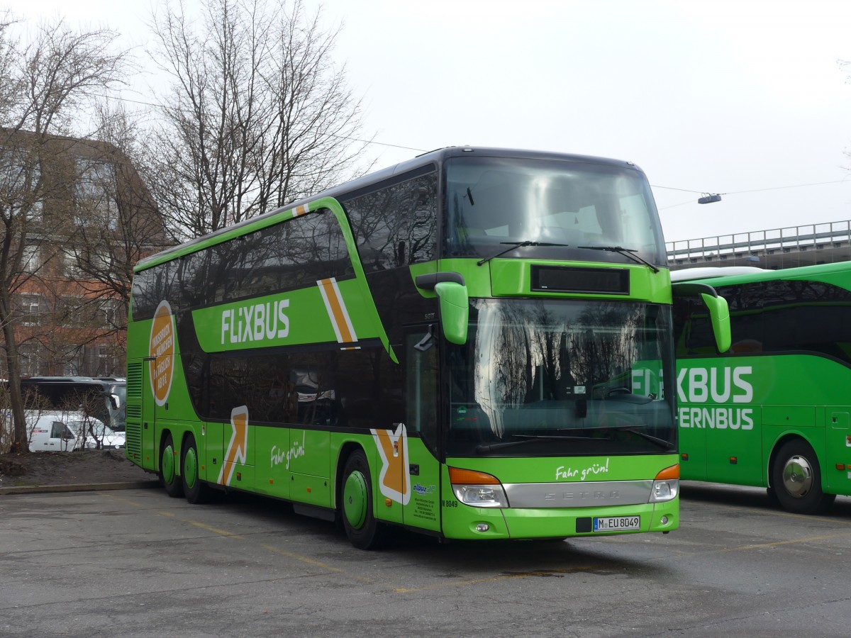 (168'858) - Aus Deutschland: Albus, M�nchen - Nr. M8049/M-EU 8049 - Setra am 24. Februar 2016 in Z�rich, Sihlquai