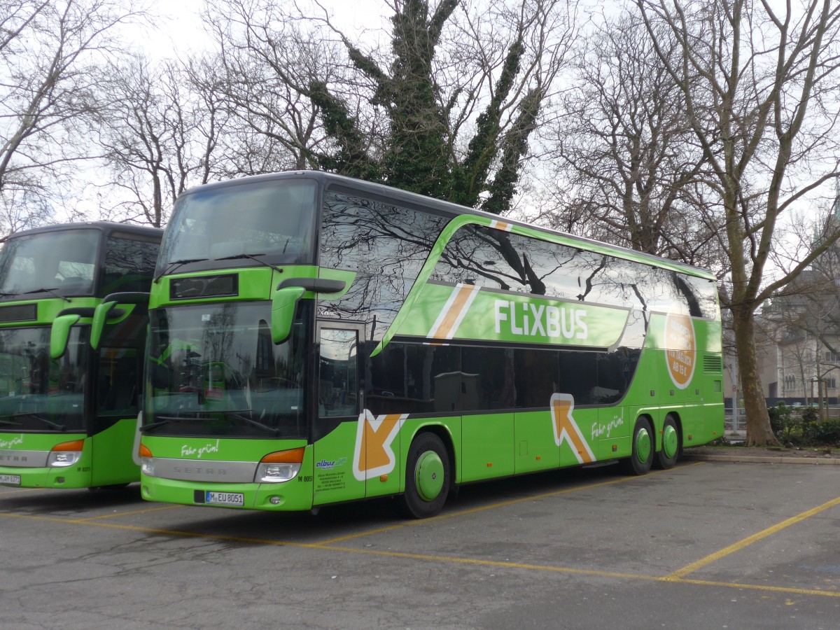 (168'863) - Aus Deutschland: Albus, M�nchen - Nr. M8051/M-EU 8051 - Setra am 24. Februar 2016 in Z�rich, Sihlquai