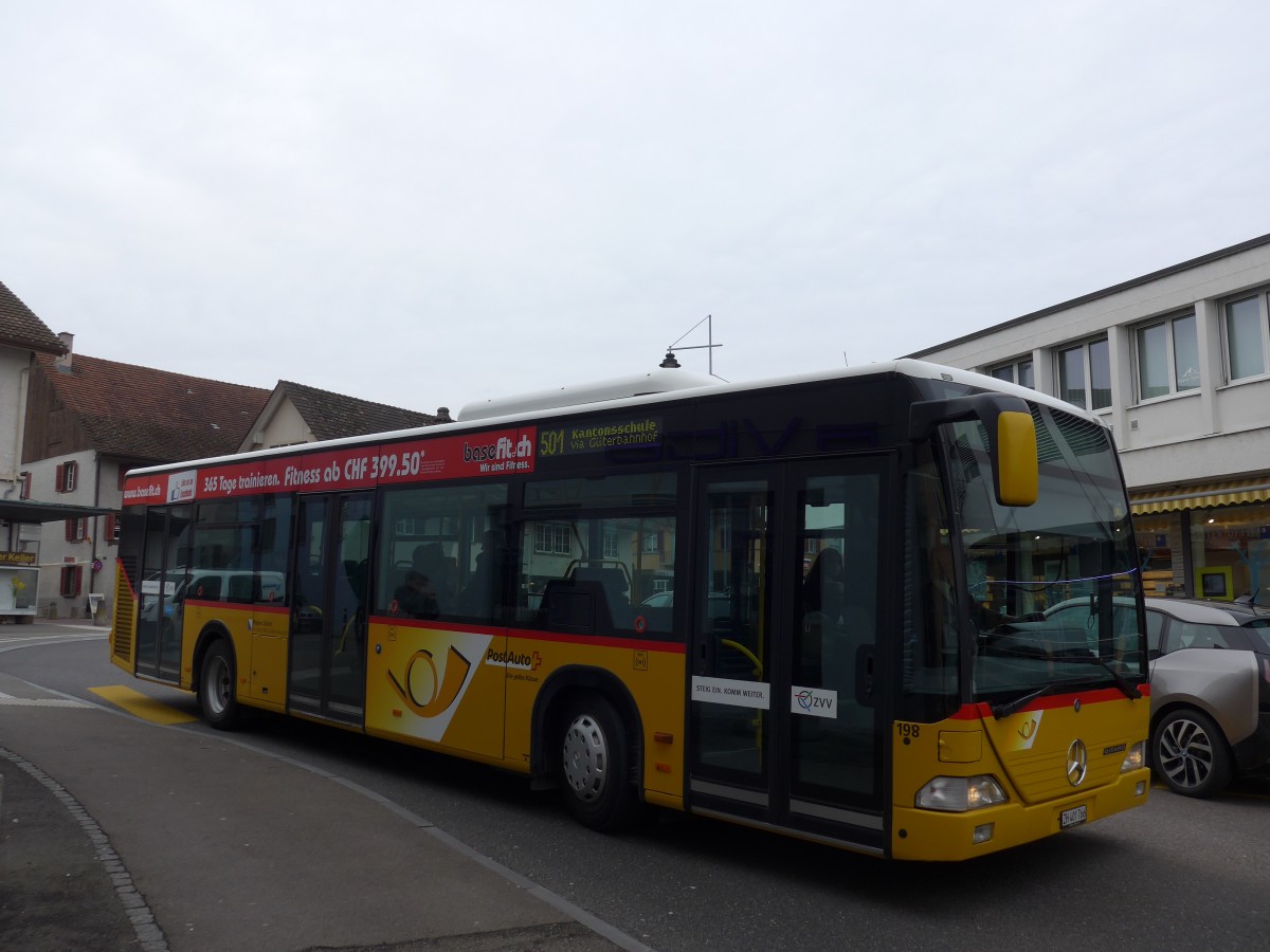 (168'878) - ASN Stadel - Nr. 198/ZH 401'766 - Mercedes am 24. Februar 2016 in B�lach, Seemattgasse