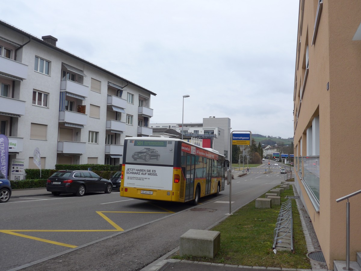 (168'879) - ASN Stadel - Nr. 198/ZH 401'766 - Mercedes am 24. Februar 2016 in B�lach, Seemattgasse