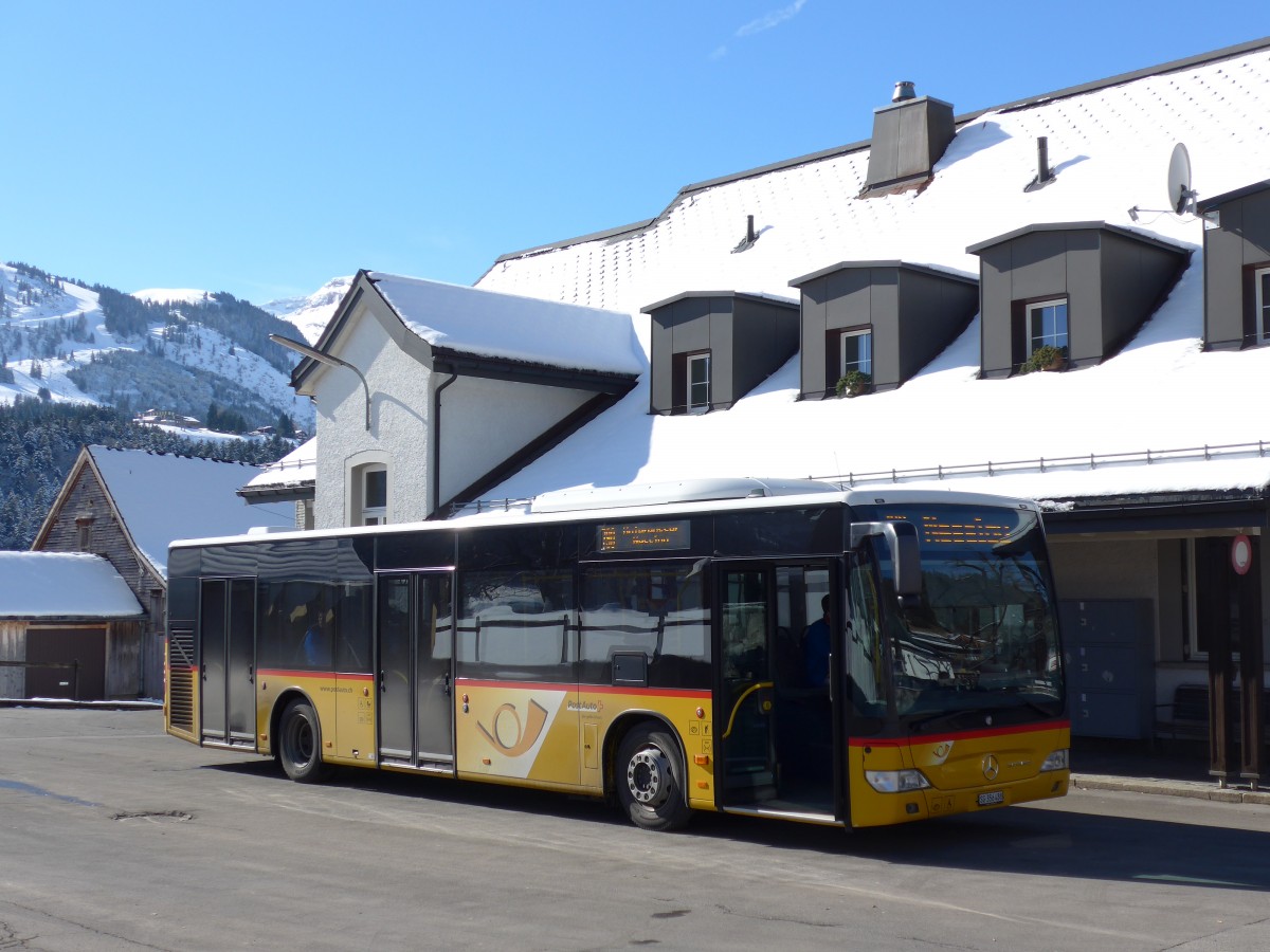 (168'950) - PostAuto Ostschweiz - SG 356'488 - Mercedes (ex Schmidt, Oberb�ren) am 27. Februar 2016 in Wildhaus, Dorf