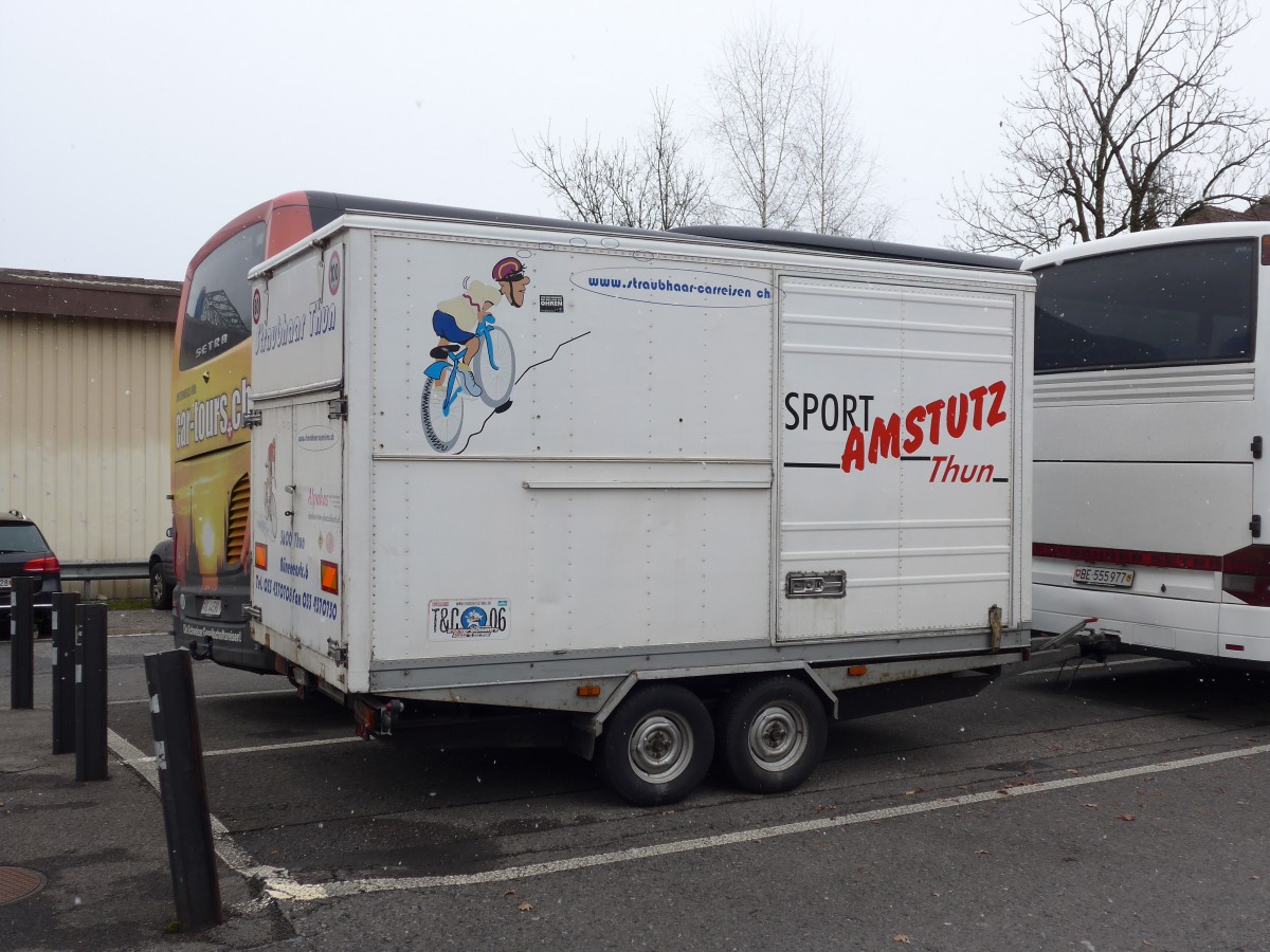 (169'021) - Straubhaar, Thun - BE 491'666 - Kaelin Gep�ckanh�nger am 3. M�rz 2016 in Thun, Seestrasse