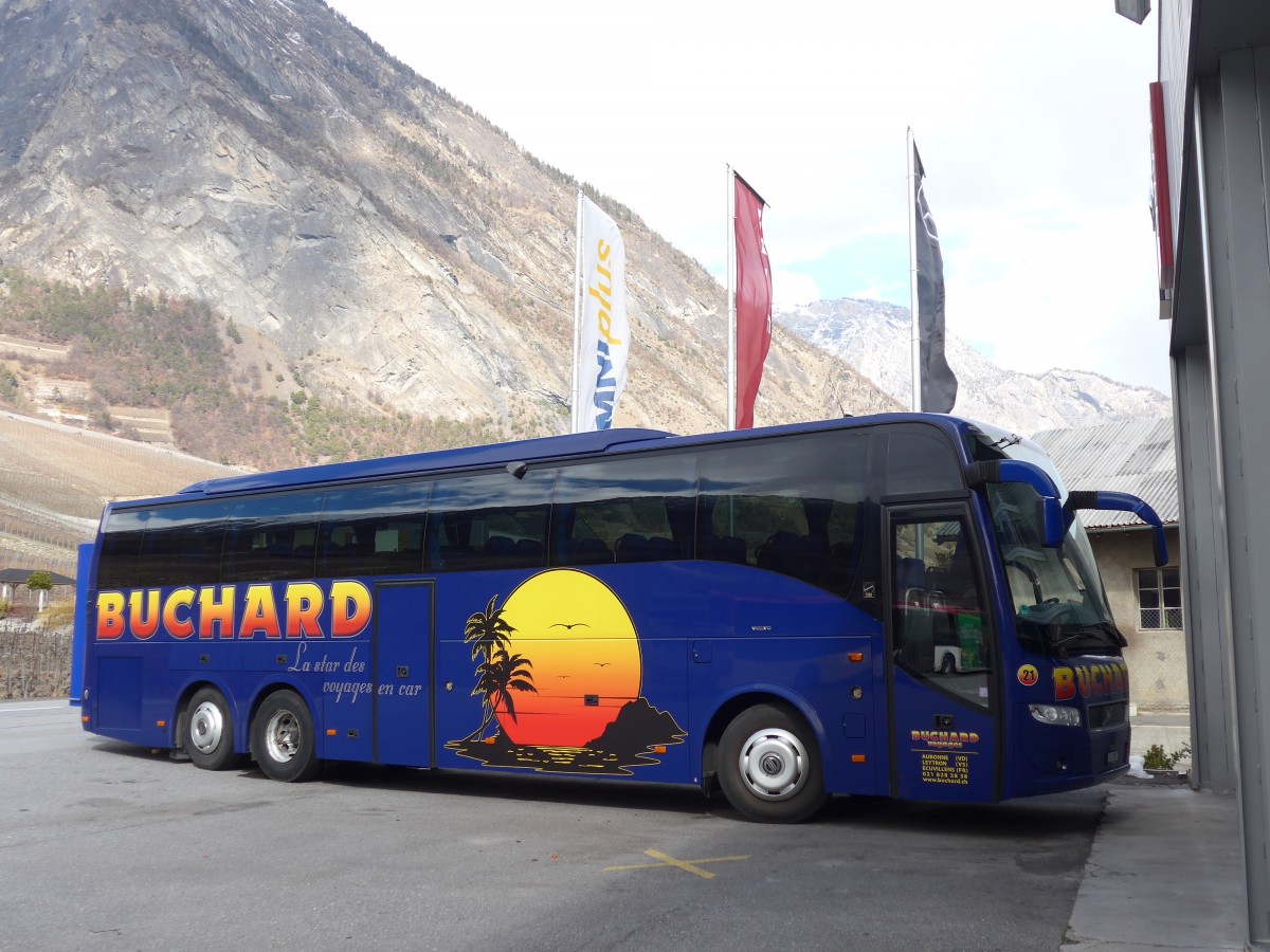 (169'035) - Buchard, Leytron - Nr. 21/VD 1087 - Volvo am 6. M�rz 2016 in Leytron, Garage