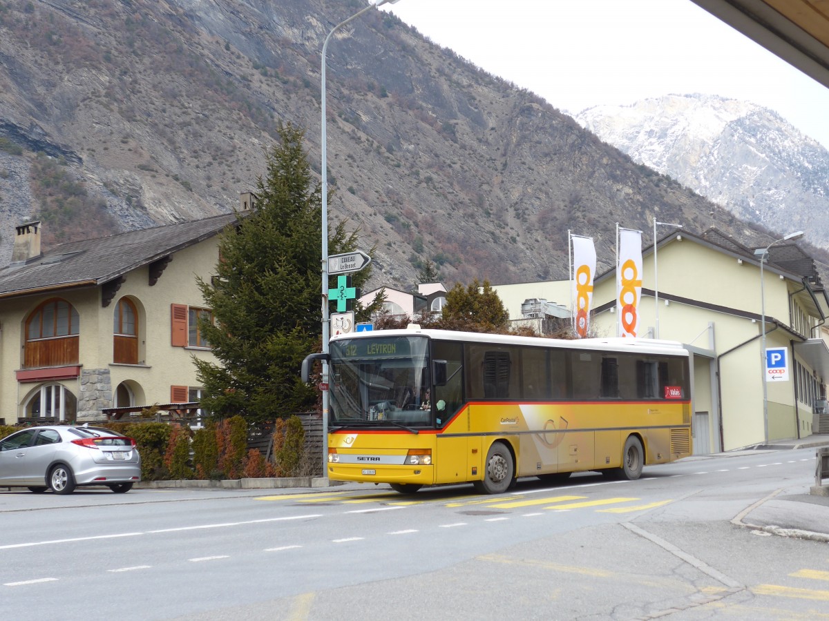 (169'052) - Buchard, Leytron - Nr. 107/VS 22'839 - Setra am 6. M�rz 2015 in Leytron, Alte Post