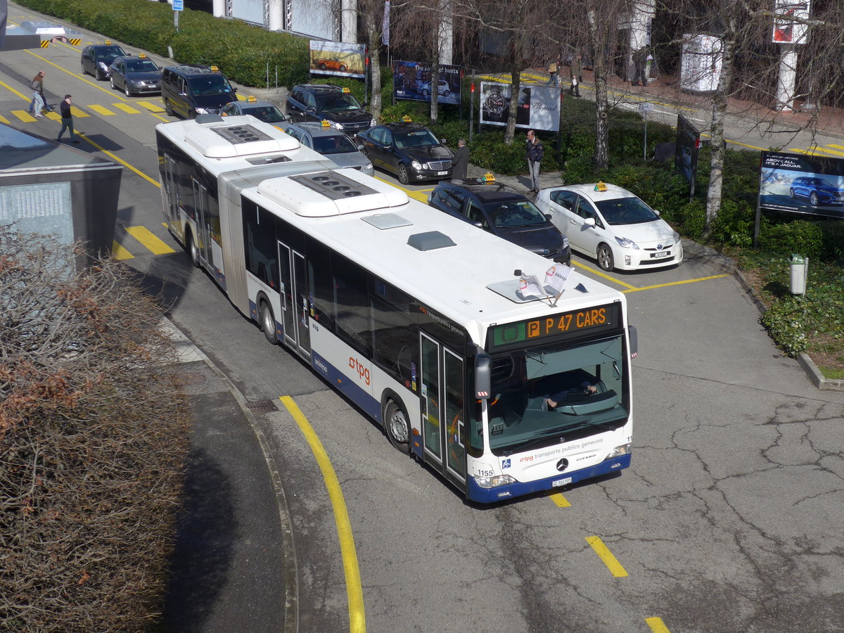 (169'146) - TPG Gen�ve - Nr. 1155/GE 960'905 - Mercedes am 7. M�rz 2016 in Gen�ve, Palexpo