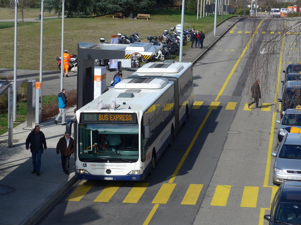 (169'148) - TPG Gen�ve - Nr. 185/GE 960'569 - Mercedes am 7. M�rz 2016 in Gen�ve, Palexpo