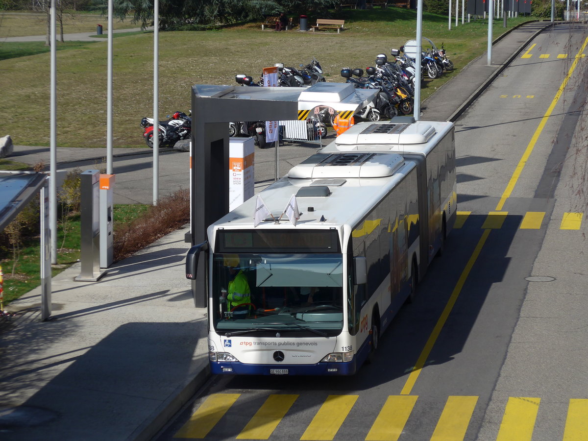 (169'152) - TPG Gen�ve - Nr. 1138/GE 960'888 - Mercedes am 7. M�rz 2016 in Gen�ve, Palexpo