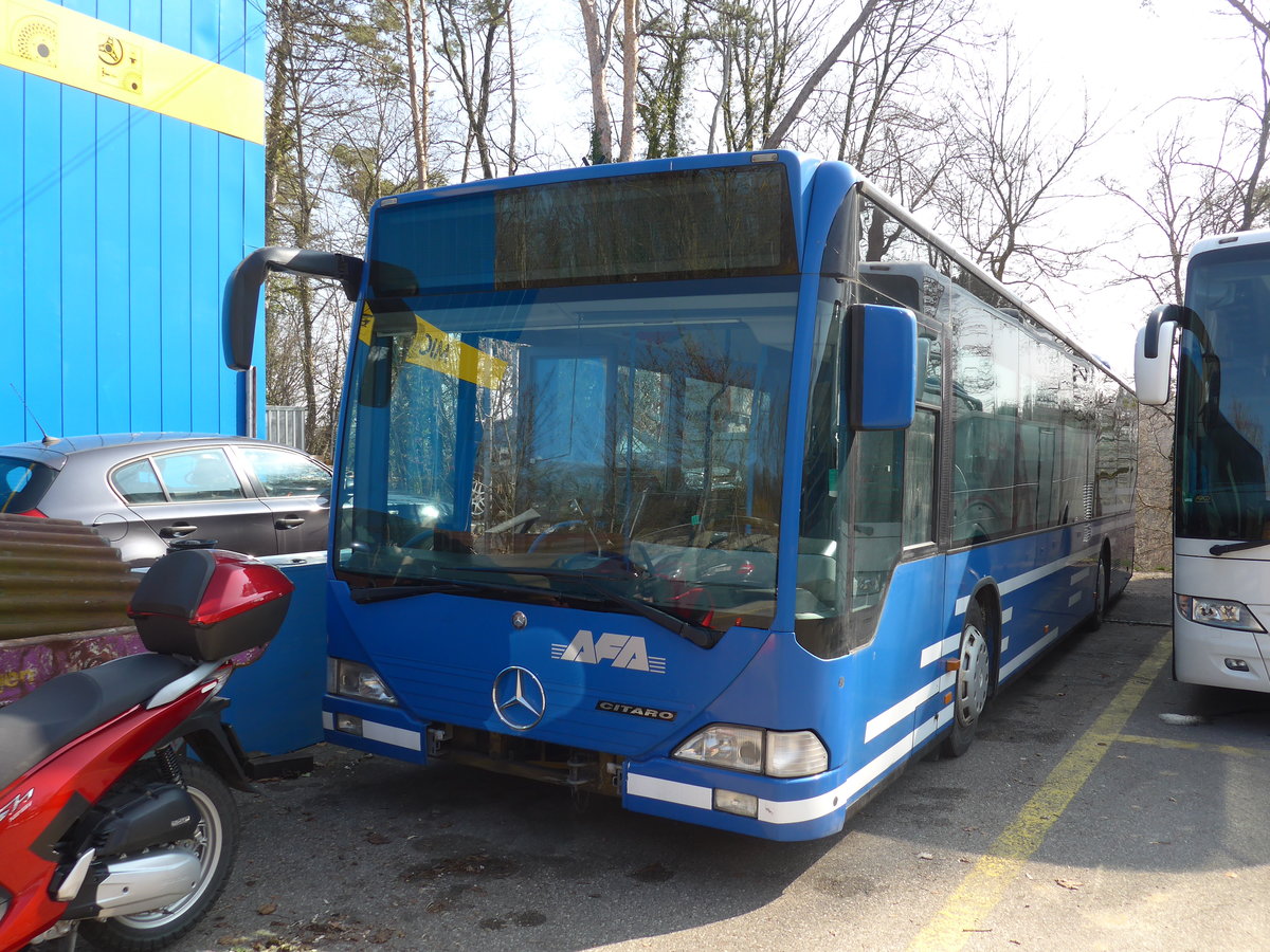 (169'267) - AFA Adelboden - Nr. 35 - Mercedes (ex Nr. 1) am 19. M�rz 2016 in Neuhausen, Garage Rattin