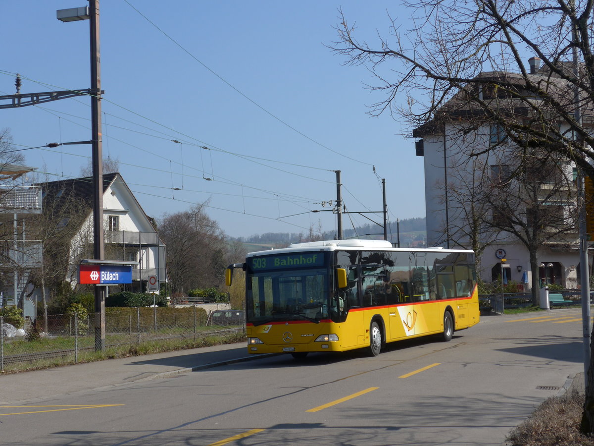 (169'317) - ASN Stadel - Nr. 198/ZH 401'766 - Mercedes am 19. M�rz 2016 beim Bahnhof B�lach