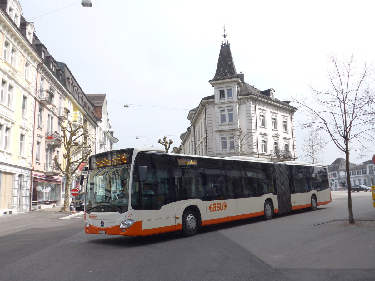 (169'363) - BSU Solothurn - Nr. 37/SO 172'037 - Mercedes am 21. M�rz 2016 beim Hauptbahnhof Solothurn