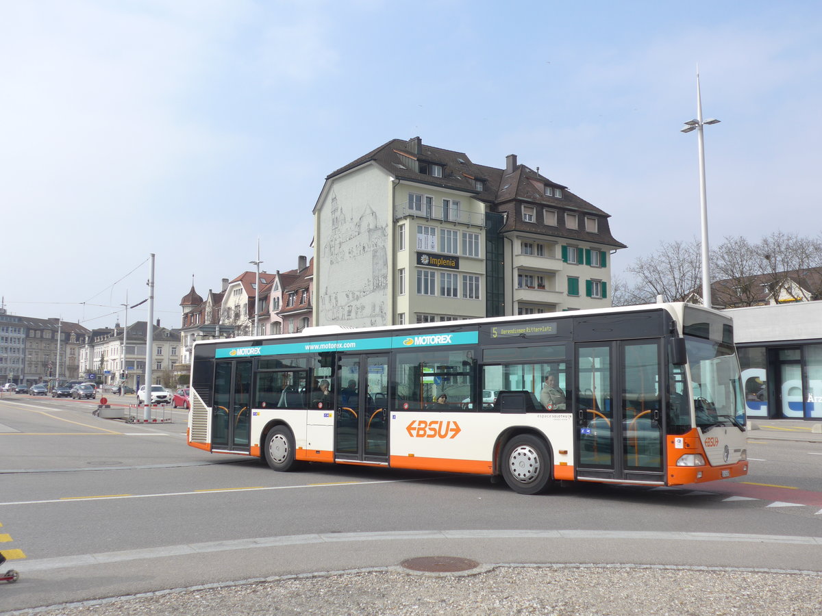 (169'370) - BSU Solothurn - Nr. 75/SO 142'075 - Mercedes am 21. M�rz 2016 beim Hauptbahnhof Solothurn