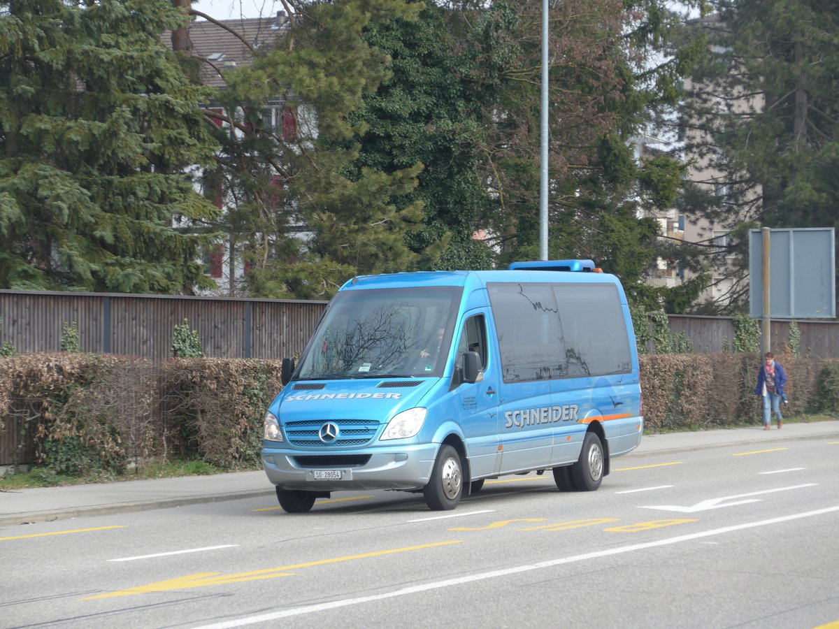 (169'372) - Schneider, Langendorf - SO 28'054 - Mercedes am 21. M�rz 2016 beim Hauptbahnhof Solothurn
