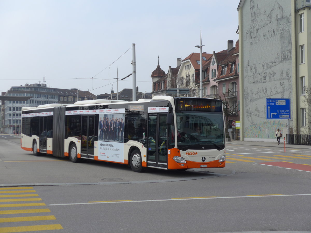 (169'381) - BSU Solothurn - Nr. 37/SO 172'037 - Mercedes am 21. M�rz 2016 beim Hauptbahnhof Solothurn