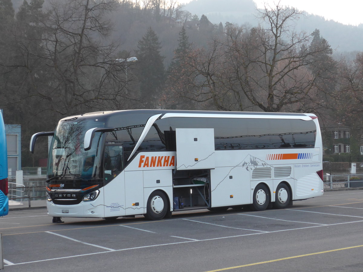 (169'423) - Fankhauser, Sigriswil - BE 42'491 - Setra am 24. M�rz 2016 in Thun, CarTerminal